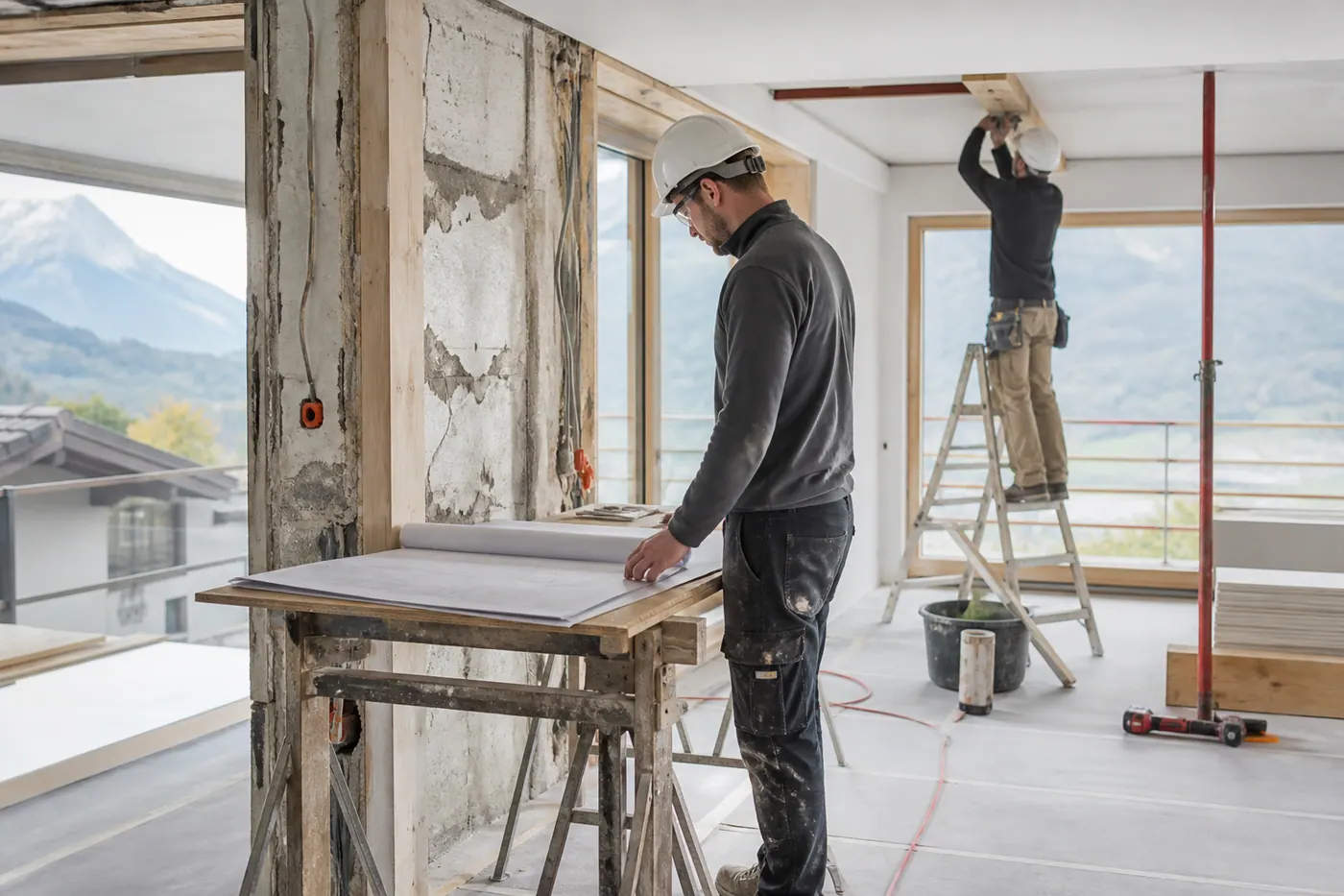 Illustration d’une rénovation intérieure coordonnée